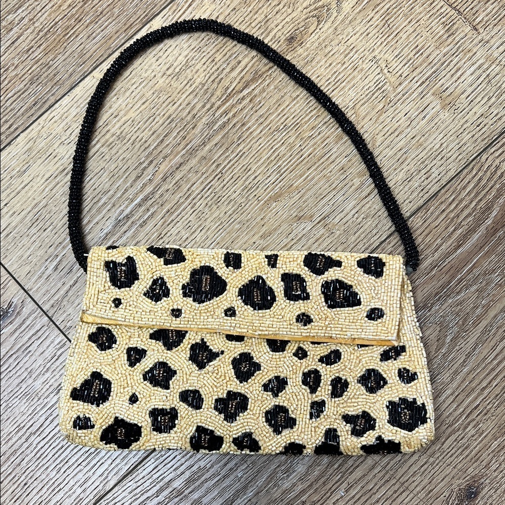 Vintage K&K Table Tops Beaded Evening Bag